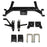 MJFX E-Z-Go TXT 5" Drop Axle Lift Kit w/ New Spindles