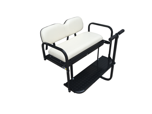Yamaha G19 Rear Flip Seat (White, Ivory, & Black Cushions)