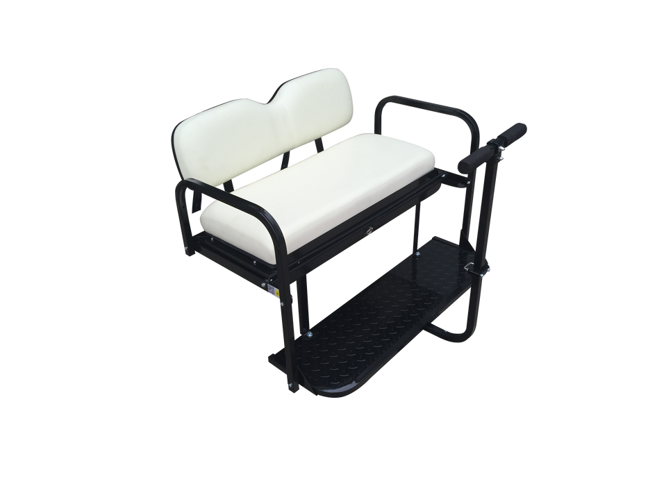 Yamaha G22 Rear Flip Seat (White, Ivory, & Black Cushions)