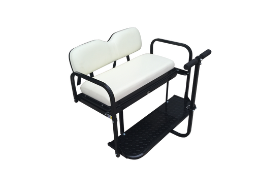 Yamaha G16 Rear Flip Seat (White, Ivory, & Black Cushions)