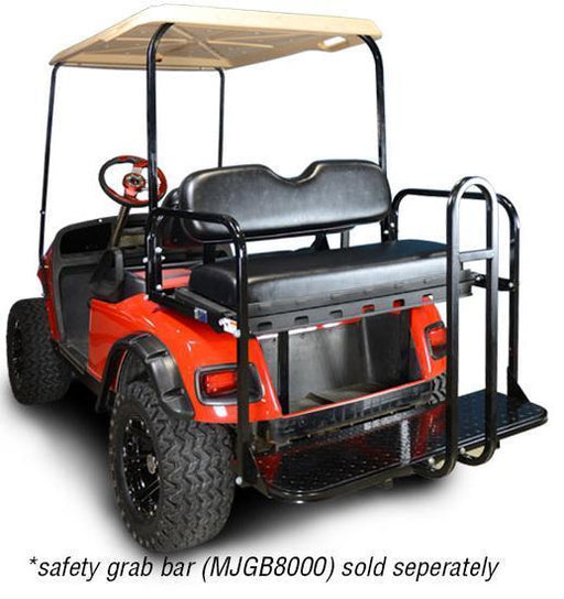 Genesis 150 Rear Flip Seat for E-Z-Go TXT - Black 1994.5-up