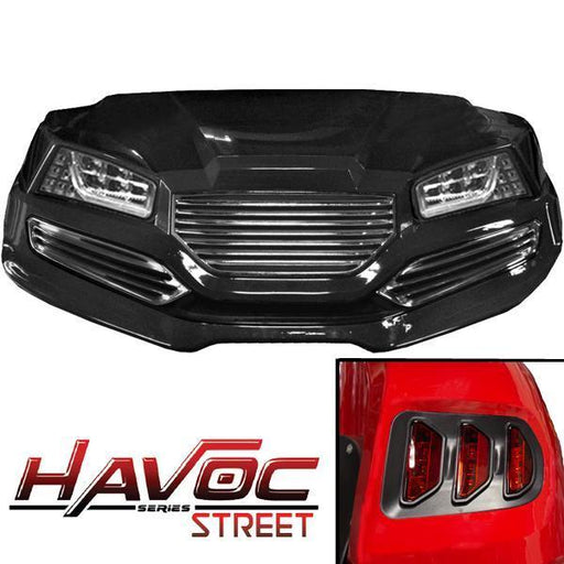 Black Havoc (DR) Body Kit w/ Street Style Fascia & Light Kit