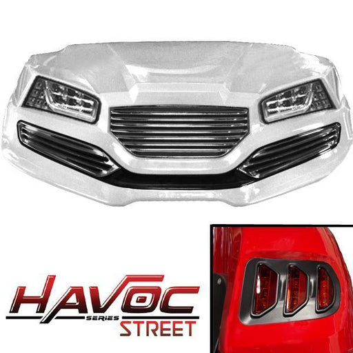 White Havoc (DR) Body Kit w/ Street Style Fascia & Light Kit