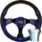 STEERING WHEEL KIT, BLUE/RALLY 12.5 W/CHROME ADAPTER, YAMAHA