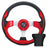 STEERING WHEEL KIT, RED/RALLY 12.5 W/BLACK ADAPTER, CLUB CAR