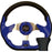 STEERING WHEEL KIT, BLUE/RACE 12.5 W/BLACK ADAPTER, E-Z-GO