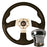 STEERING WHEEL KIT, BLACK/SPORT 13.5 W/CHROME ADAPTER, CLUB