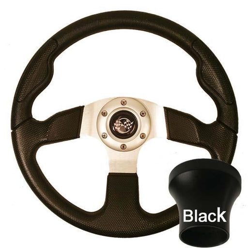 STEERING WHEEL KIT, BLACK/SPORT 13.5 W/BLACK ADAPTER, CC PRE