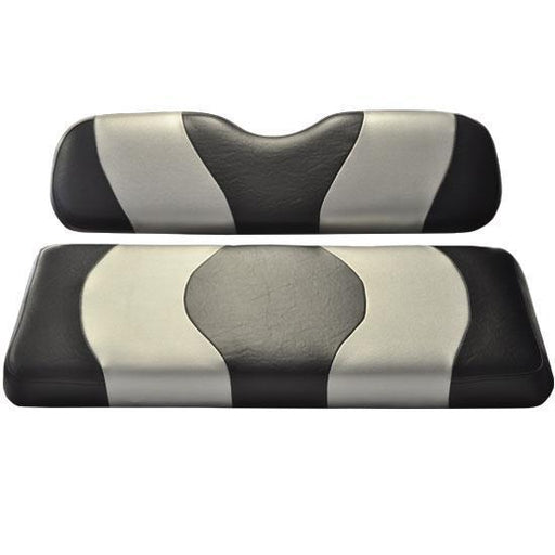 WAVE FRONT SEAT COVER YAM DRIVE BLACK/SILVER