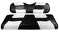 RIPTIDE FRONT SEAT COVER PRECEDENT BLACK/WHITE