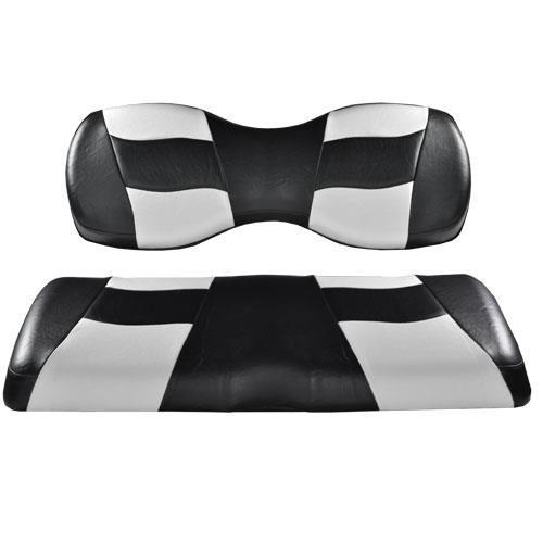 RIPTIDE Black/White 2Tone Rear Seat Covers for G250/300