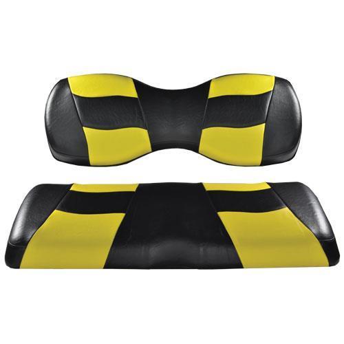 Deluxe Riptide Blk/Yell Two-Tone Rear Cushion Set G250/300