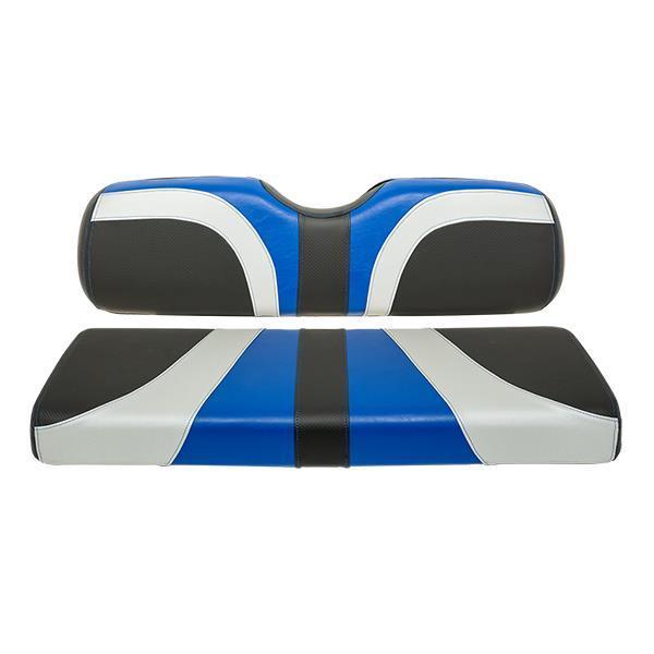BLADE FRONT SEAT COVER T48/RXV/TXT CFBLK, SILVER, ALPHA BLUE