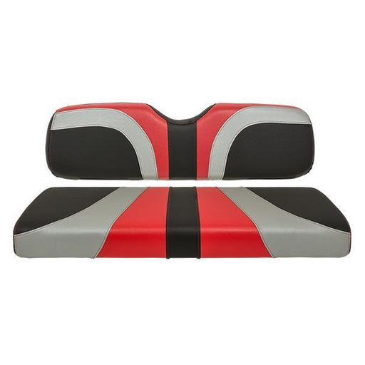 BLADE FRONT SEAT COVER YAM DR/DR2 CFBLK, SILVER, RED