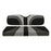 BLADE FRONT SEAT COVER T48/RXV/TXT CFBLK, CHARCOAL, GRAY