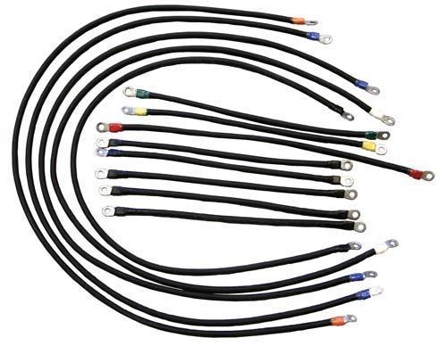 WELD CABLE SET, 4 GA, 600A, CC 96-UP