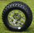 12" CHROME RALLY WHEELS/RIMS and 23"x 10.5"-12" DOT ALL TERRAIN TIRES (Set of 4)