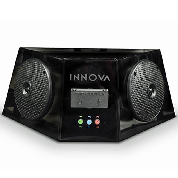 INNOVA Speaker Box Kit w/ Mini-Amp, Bluetooth, PowerCenter