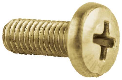SCREW, 1/2" BRASS, FOR MALE PIN