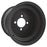 WHEEL, 10X8 STEEL, 3+5 BLACK