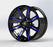 Blue Inserts for Illusion 12x7 Wheel