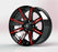 Red Inserts for Illusion 14x7 Wheel