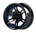 Blue Inserts for Mirage 14x7 Wheel