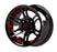 Red Inserts for Mirage 14x7 Wheel