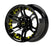Yellow Inserts for Mirage 14x7 Wheel