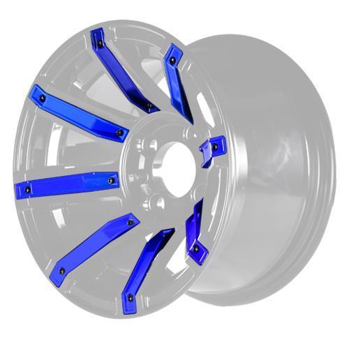 Blue Inserts for Avenger 12x7 Wheel