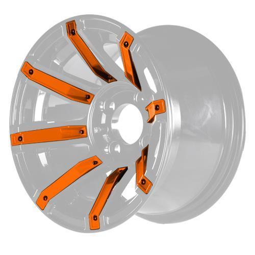 Orange Inserts for Avenger 14x7 Wheel