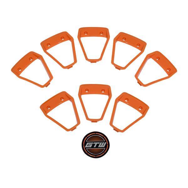 Orange Inserts for GTW Nemesis 12x7 Wheel