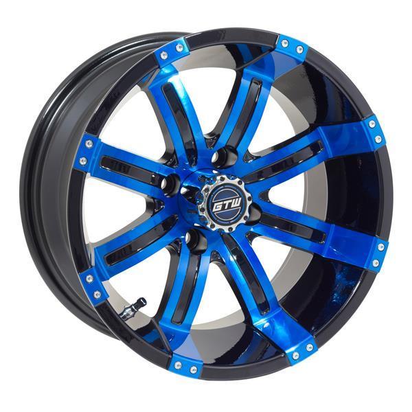 GTW Tempest 14x7 Black/Blue Wheel