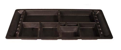 UNDERSEAT TRAY, YAM; SMALL COMPARTMENTS