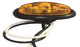Mini Oval Marker Light w/ Bare Wire Ends, Amber Lens/A