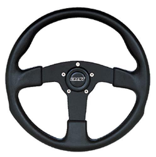 STEERING WHEEL-GT BLACK GRIP/SPOKE (160-14)