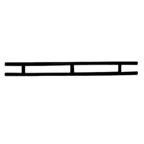 Rear bumper, Black CC 81-up