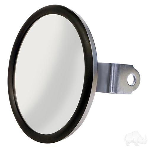 ACC-1023, Mirror, Convex Side Mount Rear View, Stainless Steel
