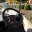 Steering Wheel, Aviator 5 Black Grip/Black Spokes 13" Diameter
