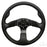Steering Wheel, Formula GT Black Grip/Black Spokes 13" Diameter