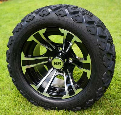 12" BLADE WHEELS/RIMS and 20" DOT ALL TERRAIN TIRES (Set of 4)