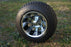 10" REVOLVER WHEELS and 205/50-10 DOT LOW PROFILE TIRES (4)