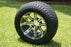 12" GUNMETAL TEMPEST WHEELS/RIMS and 215/50-12 LOW PROFILE TIRES (Set of 4)