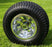 10" SILVER BULLET WHEELS/RIMS and 20"x8"-10" DOT TURF TIRES (Set of 4)
