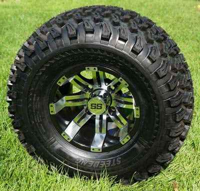 10" TEMPEST WHEELS/RIMS and 22"x11"-10" DOT ALL TERRAIN TIRES (Set of 4)