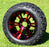 12" RED VAMPIRE WHEELS/RIMS and 20" DOT ALL TERRAIN TIRES (Set of 4)