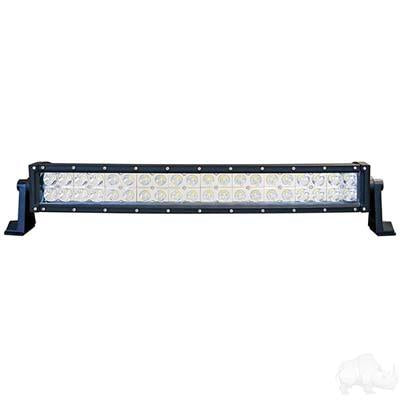 Light Bar, LED, Curved, 21.5", Combo Spot/Flood, 12-24V 120W 7800 Lumens                             