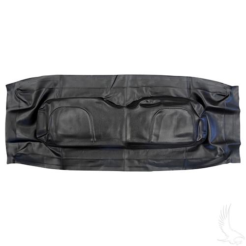 SEAT-0049, Seat Back Cover, Black, E-Z-Go RXV 2016+