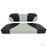 SEAT-021BS-S, Cushion Set, Front Seat Sport Black/Silver, Club Car DS