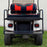 SEAT-311BR-R, RHOX Rhino Seat Kit, Rally Black/Red, E-Z-Go TXT 96+